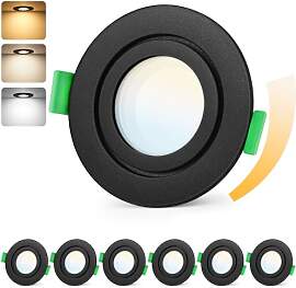 GeyouLux LED Einbaustrahler 230V Dimmbar, 5W IP65