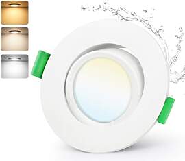 GeyouLux LED Einbaustrahler 230V Dimmbar 68mm, 5W