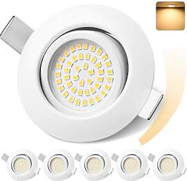 GeyouLux LED Einbaustrahler 230V Dimmbar 68mm 6W