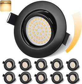 GeyouLux LED Einbaustrahler 230V Dimmbar 68mm 6W