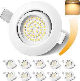 GeyouLux LED Einbaustrahler 230V Dimmbar 68mm 6W