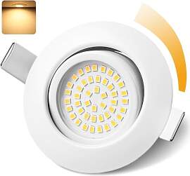 GeyouLux LED Einbaustrahler 230V Dimmbar 68mm 6W