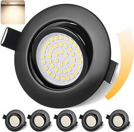 GeyouLux LED Einbaustrahler 230V Dimmbar 68mm 6W