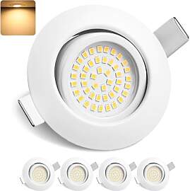 GeyouLux LED Einbaustrahler 230V Dimmbar 68mm 6W