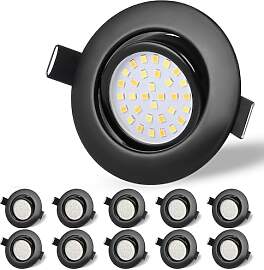 GeyouLux LED Einbaustrahler 230V IP44, 6W