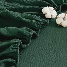 Gezu Doppelte Muslin Spannbettlaken 90x200cm