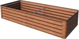 GFP Primeyard Luca Cortenstahl-Hochbeet 180x75x35