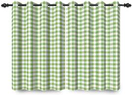 ggaimwf 117x138cm Plaid Ötenvorhang Buffalo Check 