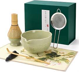 G&G Matcha Tee Set Premium 7-Teiliges mit