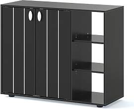 GIANTEX 3-stöckiger Schuhschrank, Schuhregal mit