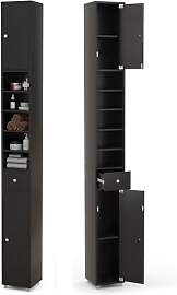 GIANTEX Badschrank Hochschrank, 20 x 20 x 180 cm,