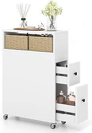 GIANTEX Nischenregal 19cm breit, Badezimmerschrank 
