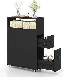 GIANTEX Nischenregal 19cm breit, Badezimmerschrank 