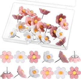 Giantree 20 Stück Blumige Pinnnadeln, Blumen