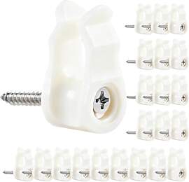 Gicare 50 Stück Weihnachtslichter Haken mit