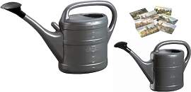 Gießkannen Set 10L + 5L ANTHRAZIT + 1x