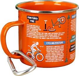 Gift Republic Cycling Guide Emaille Tasse &