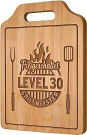 Giftasy 30 Geburtstag Männer - Graviertes Bambus