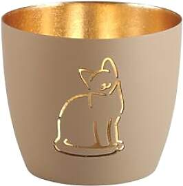 Giftcompany Windlicht Madras Katze Eisen Höhe 8,5 