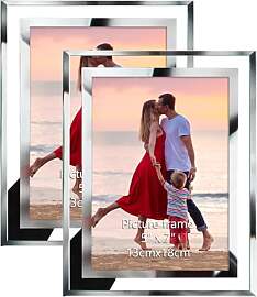Giftgarden Bilderrahmen 13x18 cm Glas, Hochzeit