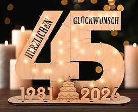 Giftota - 2026 Originelle 45 Geburtstag Geschenk