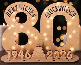 Giftota - 2026 Originelle 80 Geburtstag Geschenk