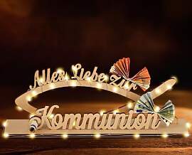 Giftota Geldgeschenk Konfirmation mit LED