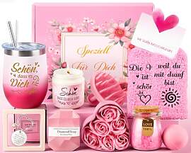Giftota Geschenke für Frauen, Rosa 11-tlg. Spa