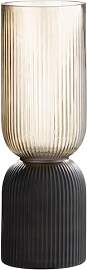 GILDE Deko Vase Glasvase - Blumenvase Windlicht