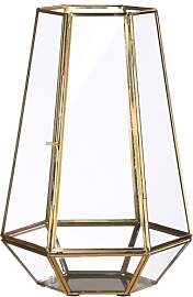 GILDE Windlicht Cozy aus Glas und Metall -