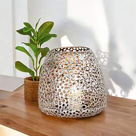 GILDE Windlicht Metall Chico – Tischdeko Farbe: