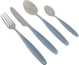 Gimex - Colour Line - Besteck - Blau - 16-Teilig