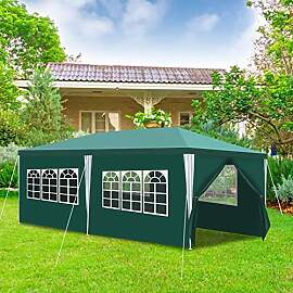 Gimisgu Garten Pavillion Wasserdicht 3x6m
