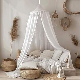 Ginkago Baldachin Kinderzimmer Baby Betthimmel