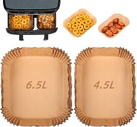 GINOYA Luftfritteuse-Liner für Tefal XXL Dual