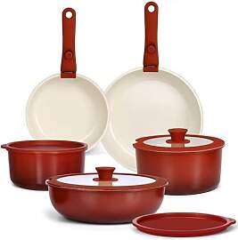 GiPP 11-Teiliges Pfannen Set Topfset mit