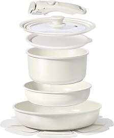 GiPP 8-Teiliges Topf und Pfannenset,