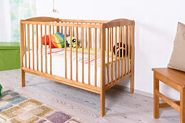 Gitterbett / Kinderbett Kiefer massiv Vollholz