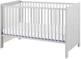 Gitterbett Nikola ca. 70x140 cm Grau