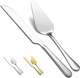 GIUSOBG Besteck 2 Artikel Messer- und Spatelset