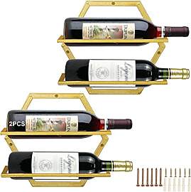 Giyiprpi Metall Wandmontierter Weinhalter Stemware 