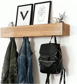GK KRAUTLING - Design Wandgarderobe aus Holz –