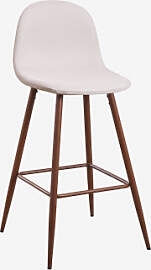 Glamm Barhocker Beige Creme & ↑75 Cm &