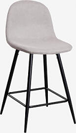 Glamm Barhocker Grau Beton & ↑65 Cm &