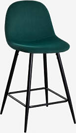 Glamm-hocker Aus Samt Grün Jungle & ↑65 Cm