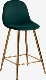 Glamm-hocker Aus Samt Grün Jungle & ↑65 Cm