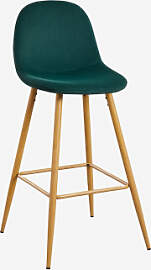 Glamm-hocker Aus Samt Grün Jungle & ↑75 Cm