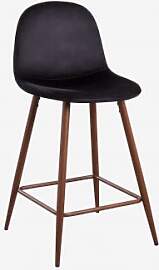 Glamm-hocker Aus Samt Schwarz & ↑65 Cm & 