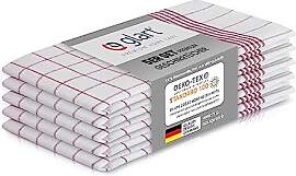 Glart 48KR1 Geschirrtücher 5er Set 50x70 cm rot