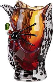 Glas Art Gesichtsvase Cat - Glas - Höhe 27cm x
